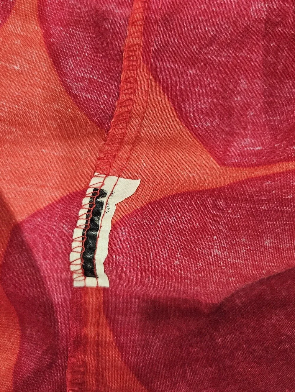 VTG Marimekko PIENET KIVET FULL Flat Sheet & STD Pillowcases Red Circles Cotton